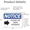 Signmission Please Use Main Entrance (Right Arrow) Sign With Symbol, 7 in W x Rectangle, Vinyl Decal OS-2PACK-NS-D-57-L-17616 - alternate 5